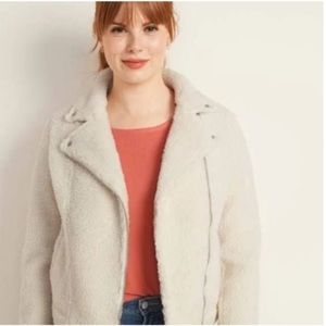 BNWT Sherpa Moto Jacket